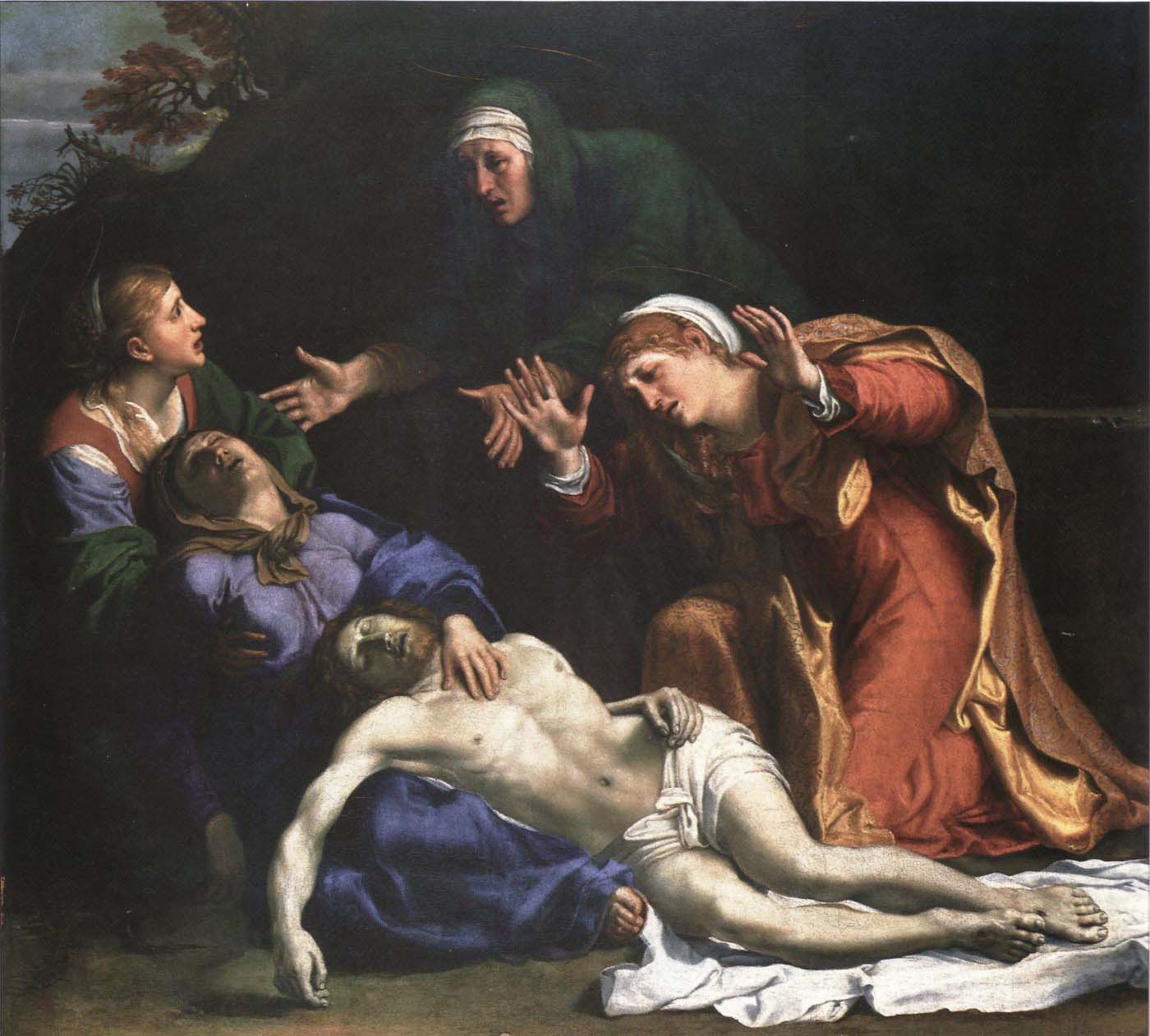 Dead Christ Mourned